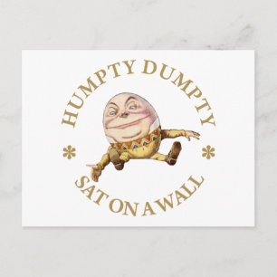 POSTAL HUMPTY DUMPTY SE SENTÓ EN UNA PARED - RHYME DE SER