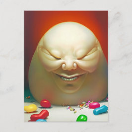 Postal Humpty Dumpty Tenía una Gran Colección de Jelly Be