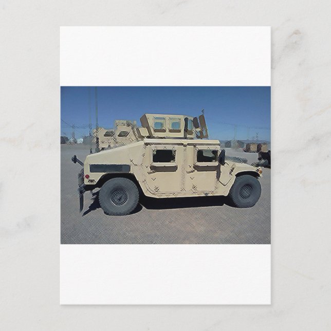 POSTAL HUMVEE MILITAR DE ESTADOS UNIDOS (Anverso)