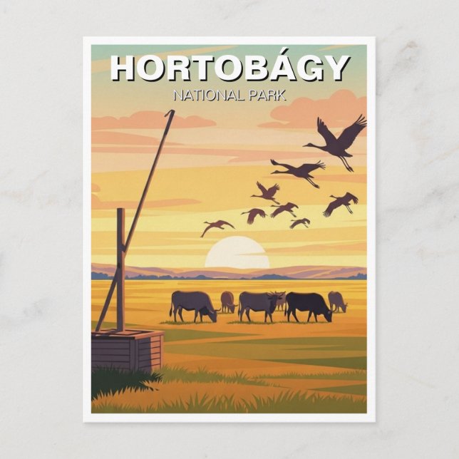 Postal Hungary Hortobagy National Park Travel (Anverso)