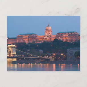 Postal HUNGRÍA, Budapest: Puente de Szechenyi (Cadena),