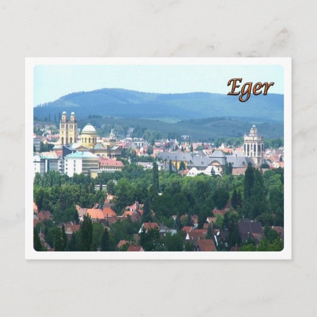 Postal Hungría - Eger- (Anverso)