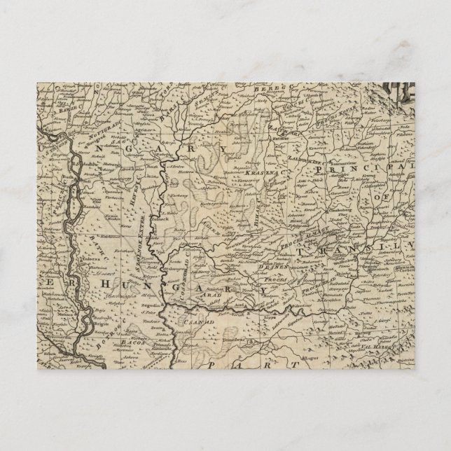 Postal Hungría y Transilvania 2 (Anverso)