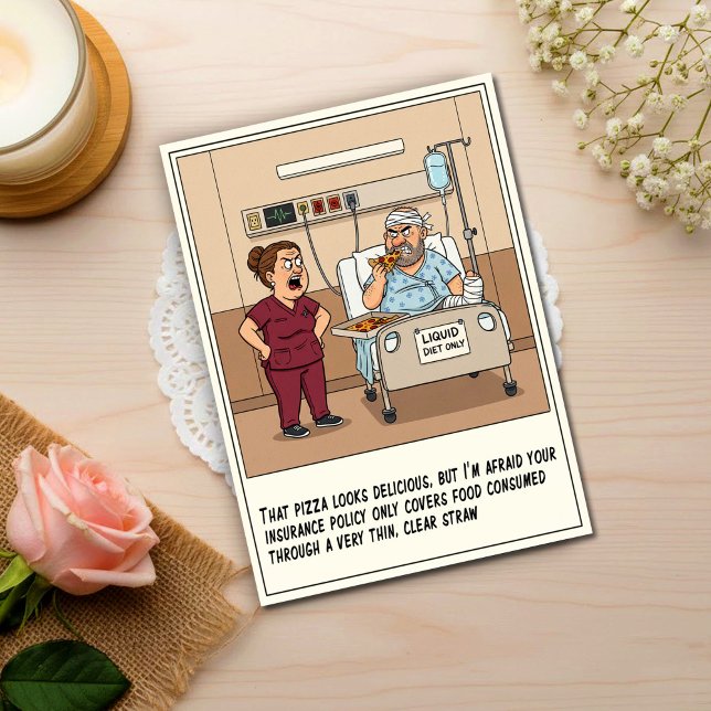 Postal Hungry Patient Defies Liquid Diet Get Well (Subido por el creador)