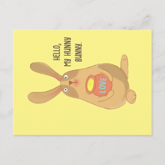 Postal Hunny Bunny (Anverso)