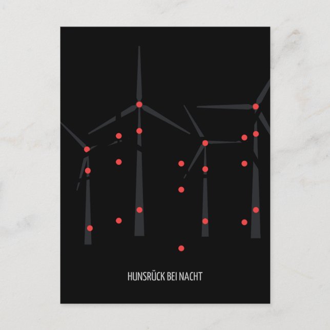 Postal Hunsrück bei Nacht II (Anverso)