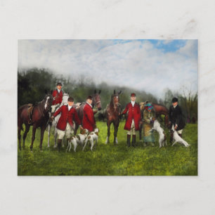 Postal Hunter - La caza de zorros - Tally-ho 1924