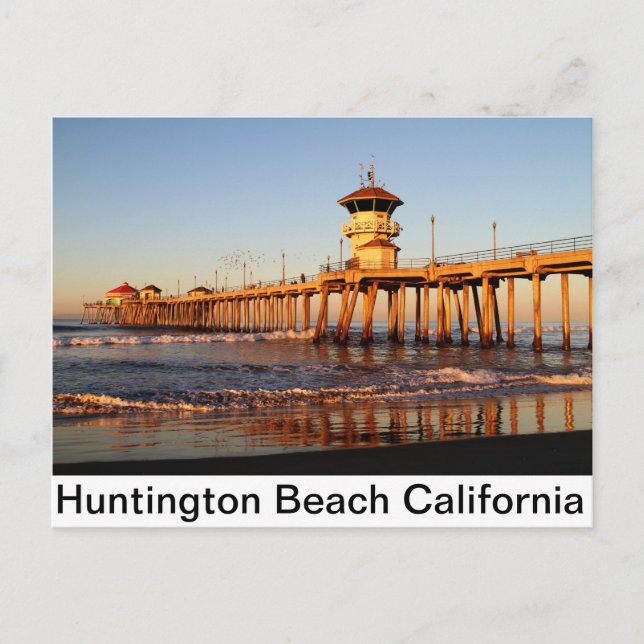 Postal Huntington Beach California (Anverso)