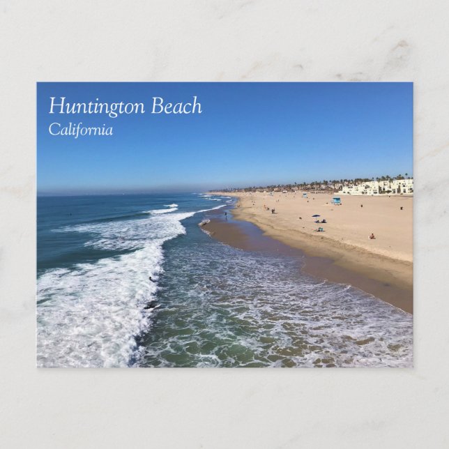 Postal Huntington Beach, California (Anverso)