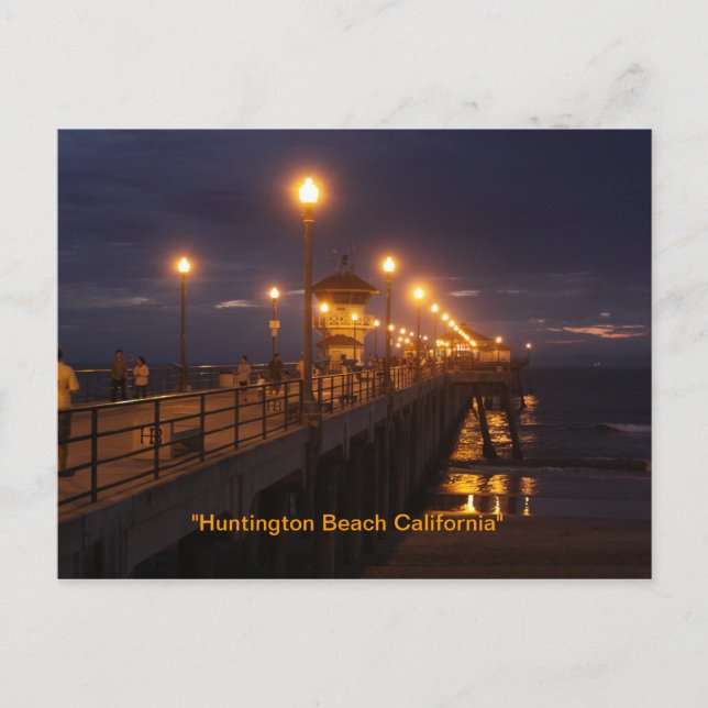 Postal "Huntington Beach California (Anverso)
