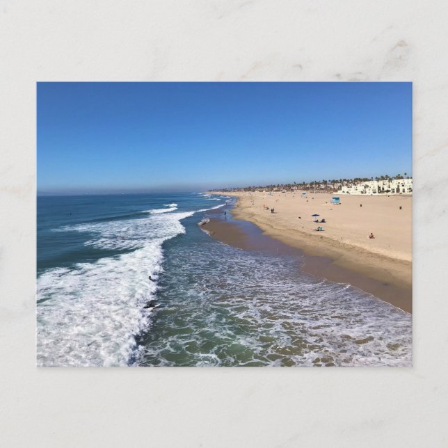 Postal Huntington Beach, California (Anverso)