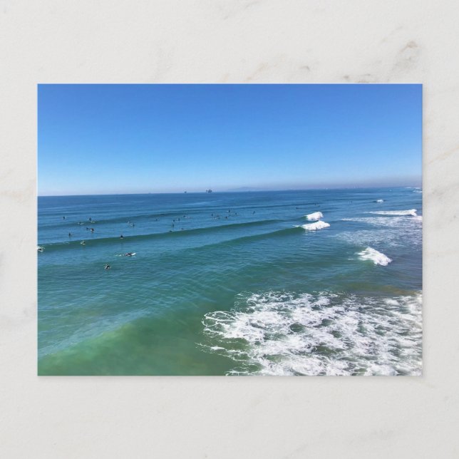 Postal Huntington Beach, California (Anverso)