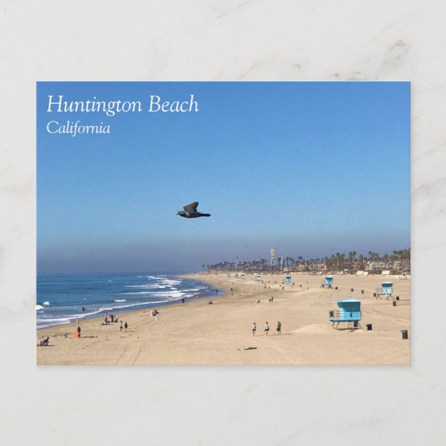 Postal Huntington Beach, California (Anverso)