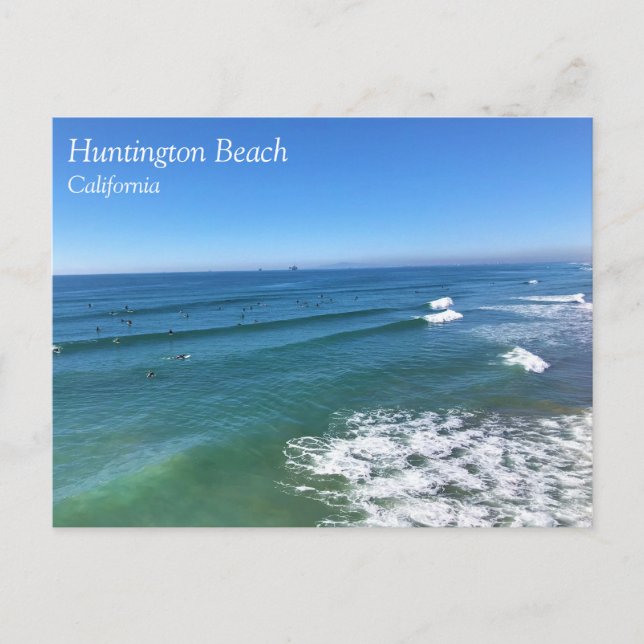 Postal Huntington Beach, California (Anverso)