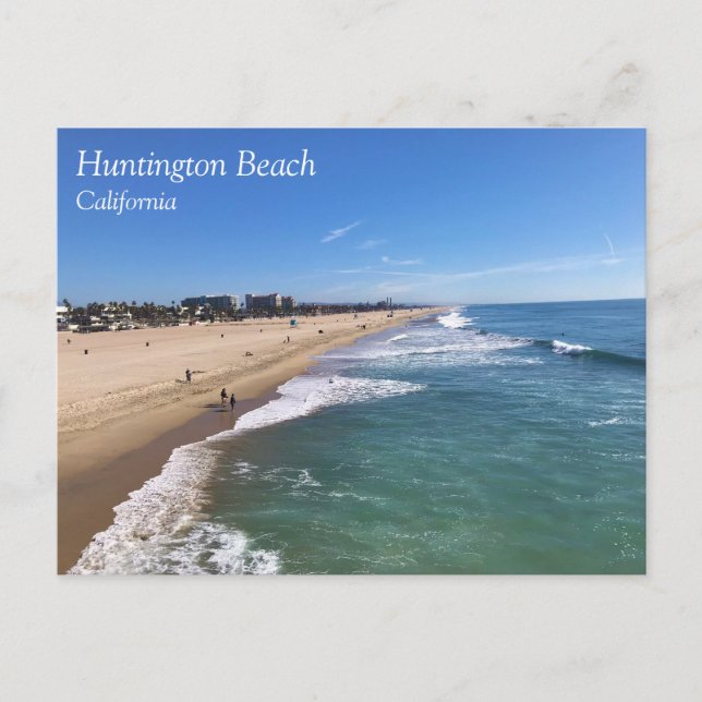 Postal Huntington Beach, California (Anverso)