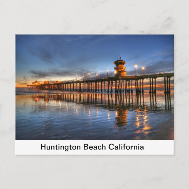 Postal Huntington Beach California (Anverso)