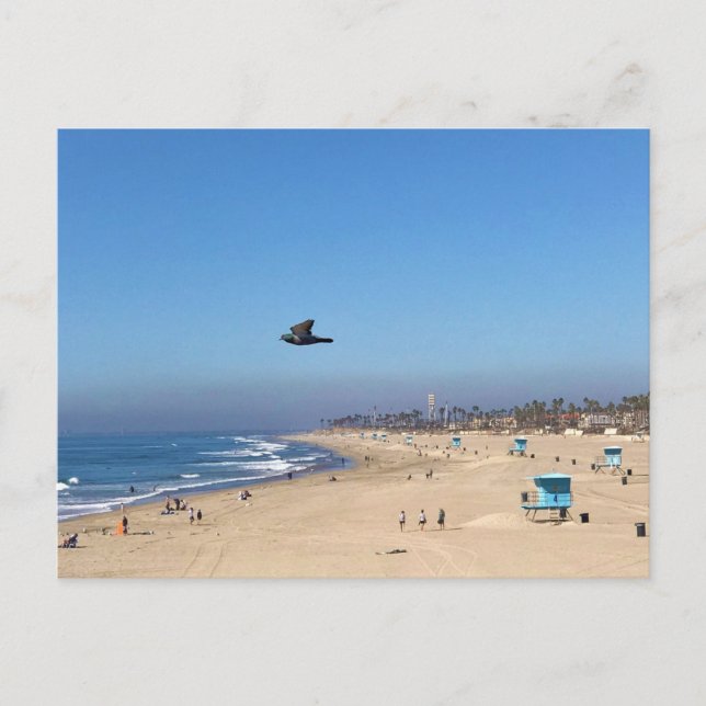 Postal Huntington Beach, California (Anverso)