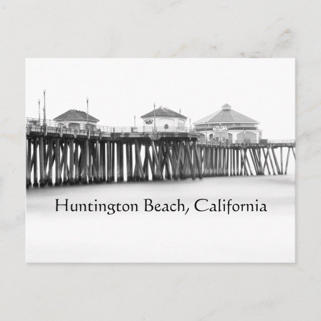 Postal Huntington Beach, California Pier (Anverso)