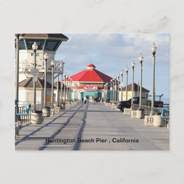Postal Huntington Beach Pier (Anverso)