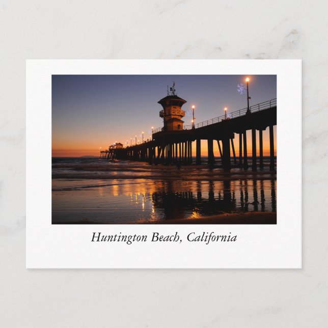 Postal Huntington Beach Pier (Anverso)