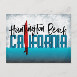 Postal Huntington Beach Postcard California Surfboard