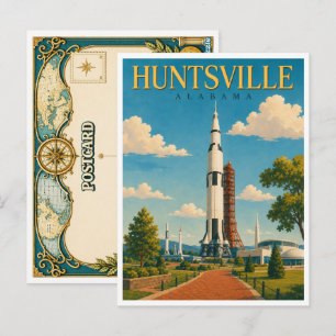 Postal Huntsville Alabama Saturn V GeoSaga