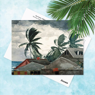 Postal Huracán Bahamas Winslow Homer