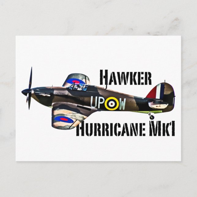 Postal Huracán Hawker Mk1 (Anverso)