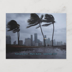 Postal Huracán Irma Miami