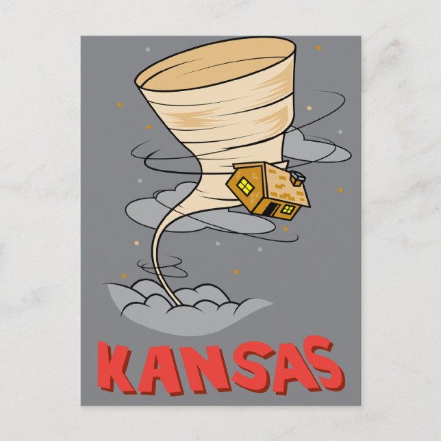 Postal Huracán Kansas (Anverso)