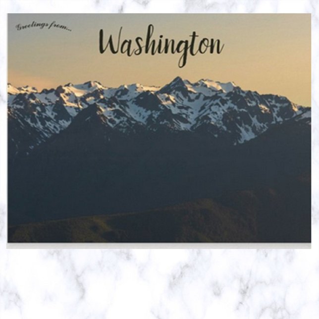 Postal Huracán Ridge Washington Estados Unidos (Subido por el creador)