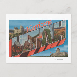 Postal Huracán, Utah - Escenas de letras grandes