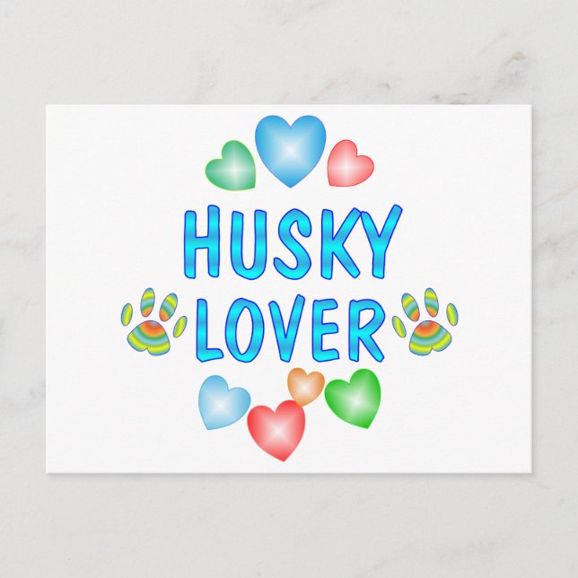 POSTAL HUSKY LOVER (Anverso)