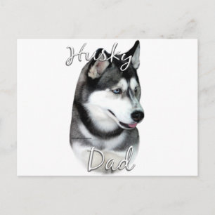 Postal Husky siberiano (negro) papá 2