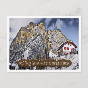 Postal Hut alpino Carestiato - Dolomiti -