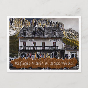 Postal Hut alpino Maria al Sass Pordoi - Dolomiti