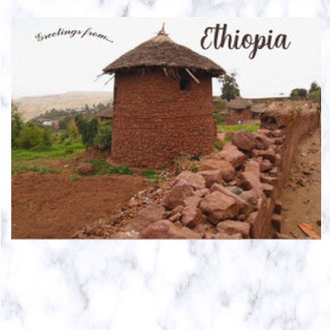 Postal Hut redondo en Lalibela Etiopía (Subido por el creador)