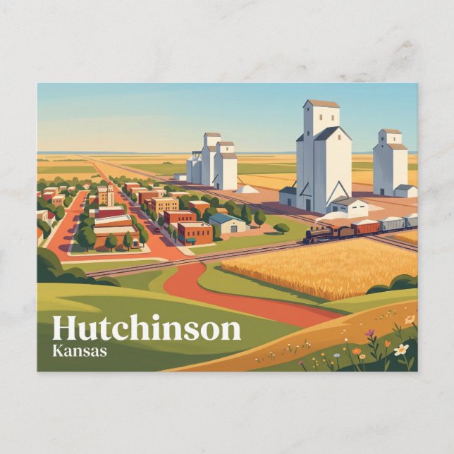 Postal Hutchinson Kansas (Anverso)