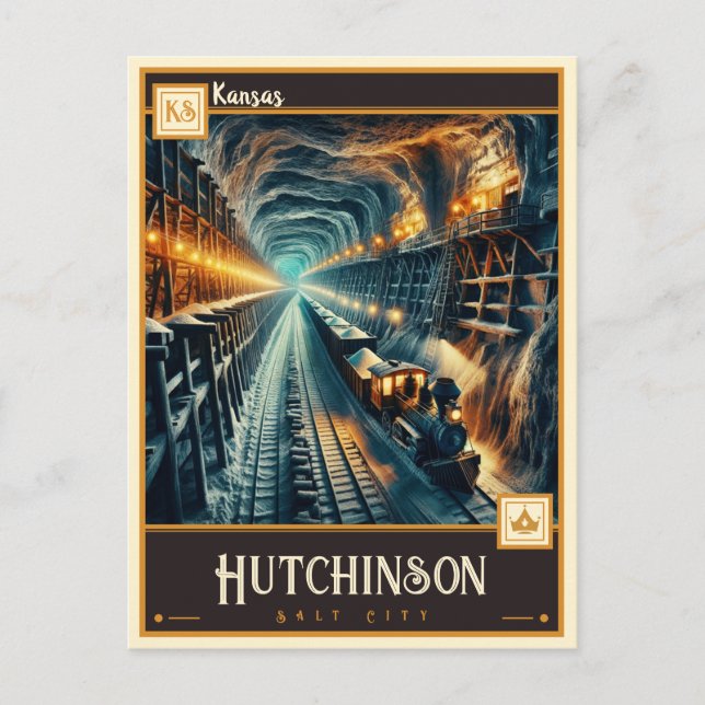 Postal Hutchinson, Kansas  | Vintage (Anverso)