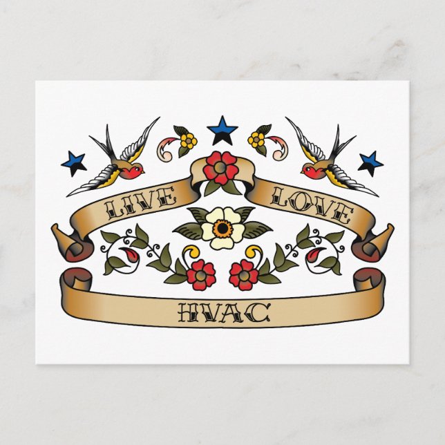 Postal HVAC de amor vivo (Anverso)