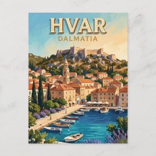 Postal Hvar Ciudad Vieja Croacia
