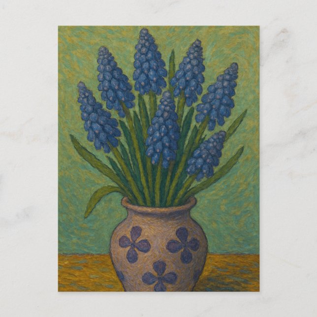 Postal Hyacinin de uva (Anverso)
