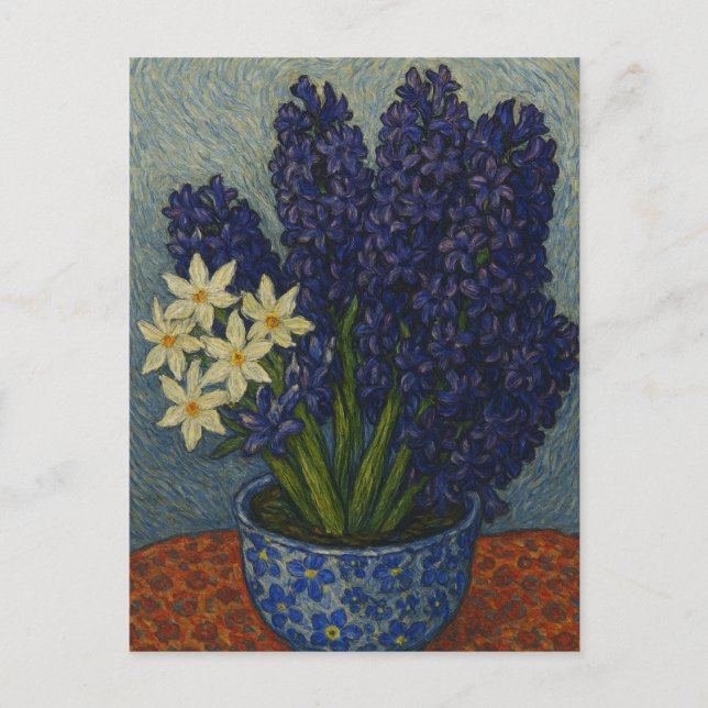 Postal Hyacinth Postcard (Anverso)