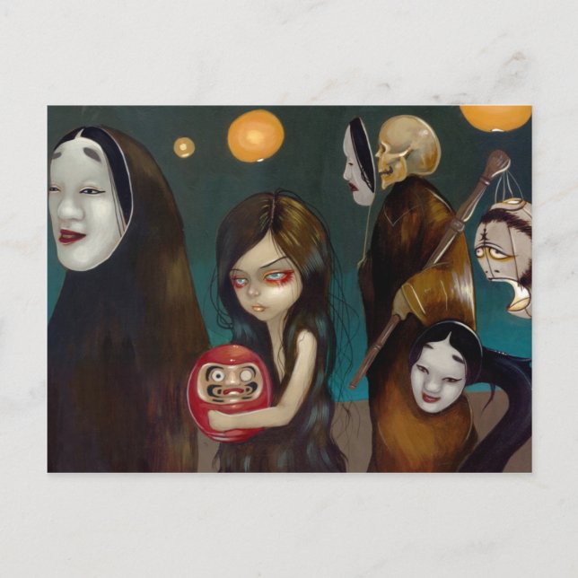 Postal "Hyakki Yakō" Postcard Parte 1 (Anverso)