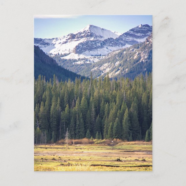 Postal Hyalite Peaks Bozeman, Montana (Anverso)