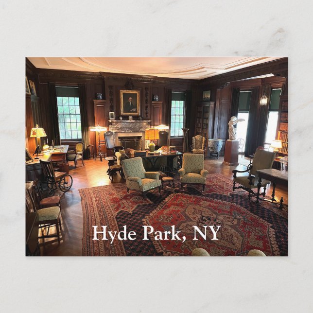 Postal Hyde Park Nueva York (Anverso)