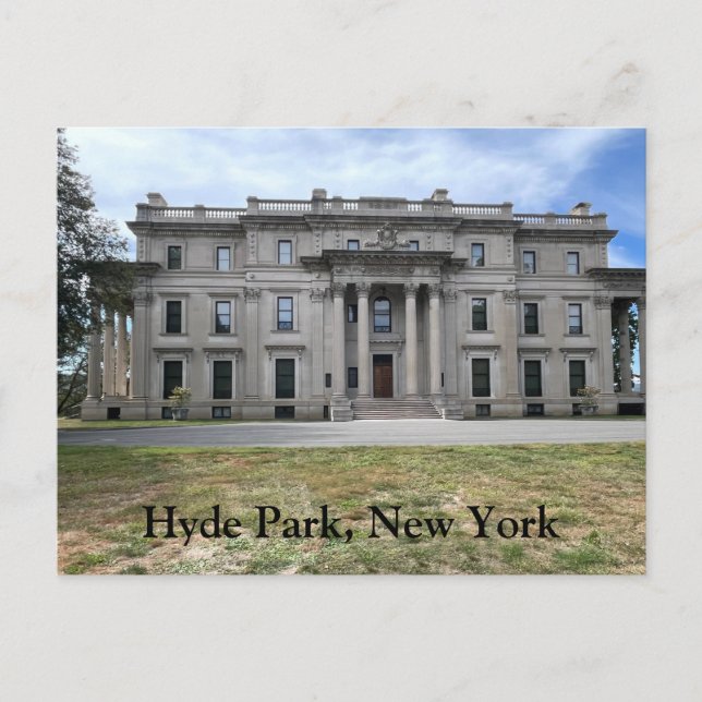 Postal Hyde Park Nueva York (Anverso)