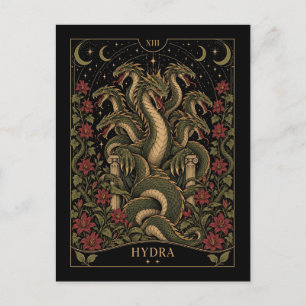 Postal Hydra, arte del Tarot Starlit