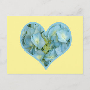 Postal Hydrangea Heart