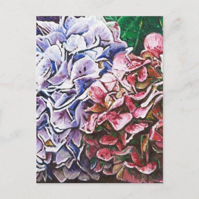 Postal Hydrangeas 2010 (Anverso)